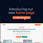 An image with the screenshot of our new home page