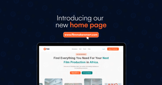An image with the screenshot of our new home page